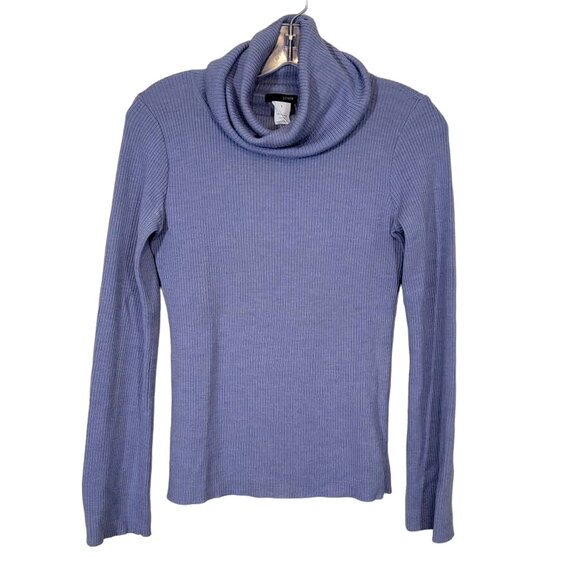 J. Crew Women's Merino Wool Knit Sweater Minimalist Pullover Purple Size Small - Picture 1 of 8